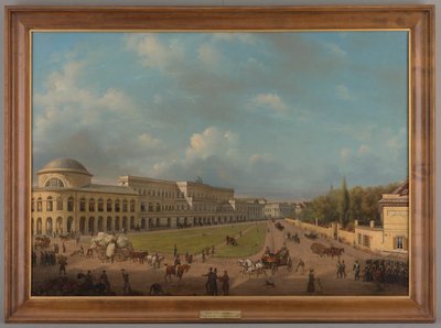 Plac Bankowy, 1833 von Wincenty Kasprzycki